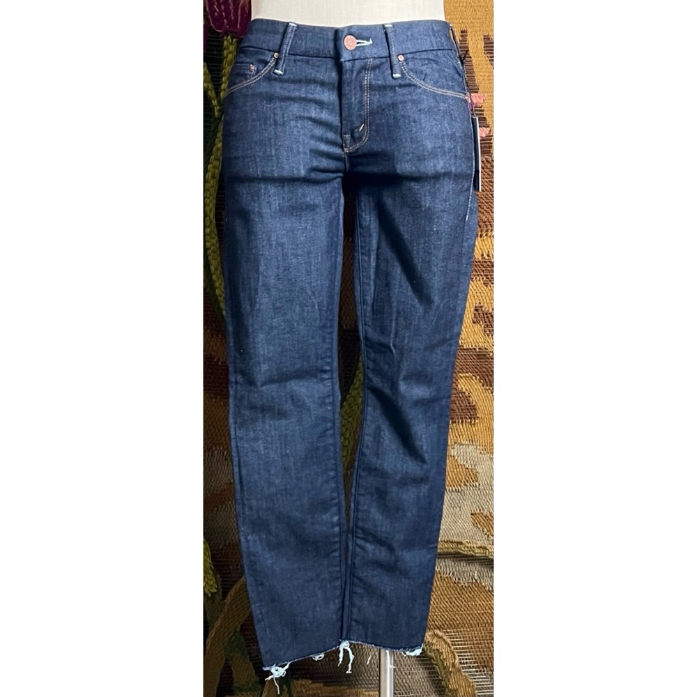 MOTHER Women's Straight Leg Jeans - Dark Blue